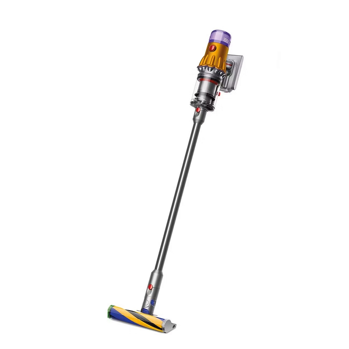 Пылесос Dyson V12 Detect Slim Absolute UK, yellow/nickel