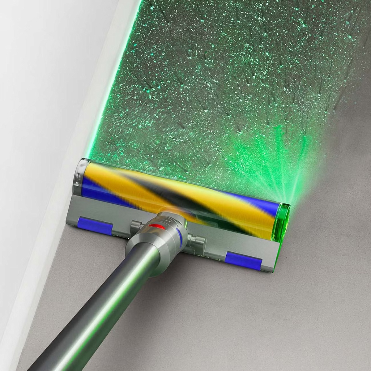 Пылесос Dyson V12 Detect Slim Absolute UK, yellow/nickel