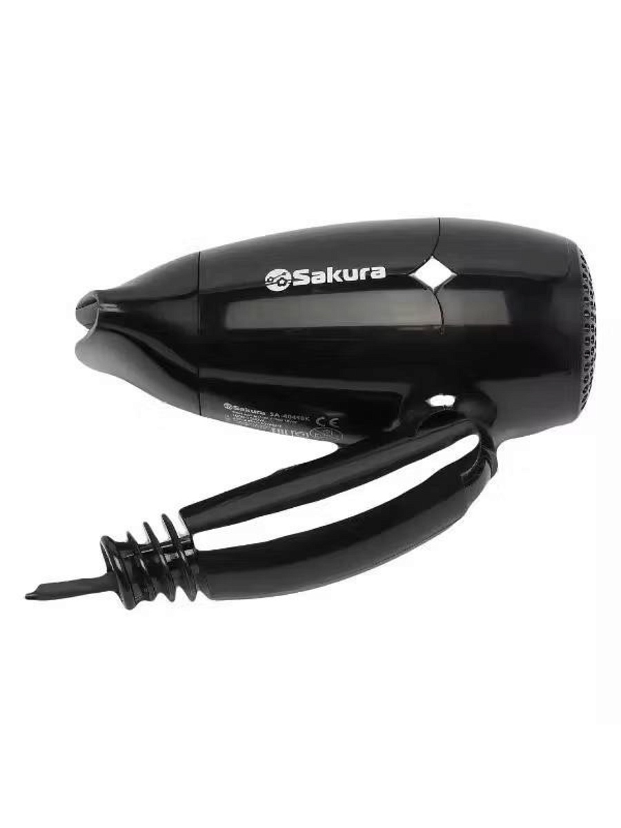 Фен Sakura SA-4049BK (компактный / 1200Вт / 2 режима / складная ручка)
