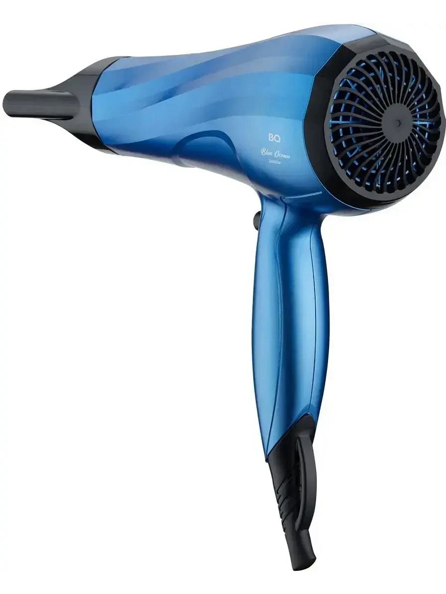 Фен BQ HD2207B (полноразмерный / 2400 Вт / 2 режима / 2 скорости / холодный воздух /шнур - 1,8 / диффузор)